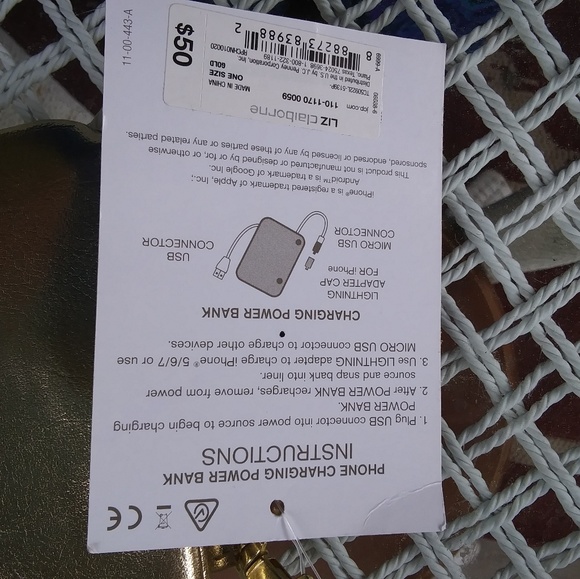 Liz Claiborne charging wallet - Picture 5 of 5